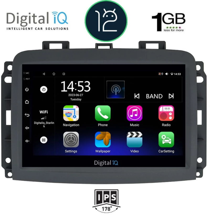 DIGITAL IQ RSA 1132_GPS (10inc) MULTIMEDIA TABLET OEM FIAT 500L mod. 2012>