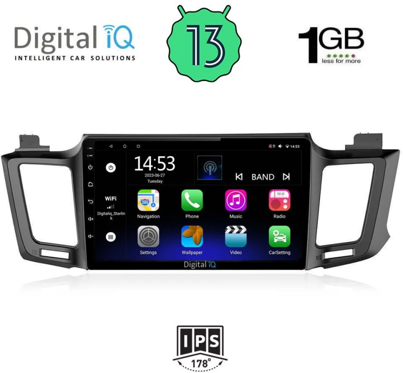 DIGITAL IQ RSA 1733_GPS (10inc) MULTIMEDIA TABLET OEM TOYOTA RAV 4 mod. 2013-2019