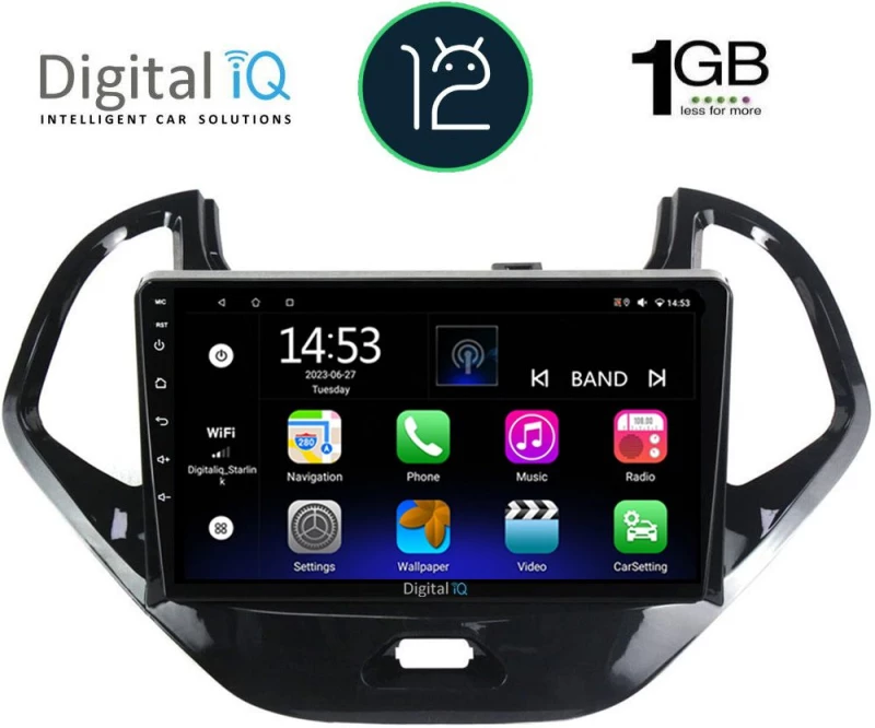 DIGITAL IQ RTB 1167_GPS (9inc) MULTIMEDIA TABLET OEM FORD KA mod. 2014>