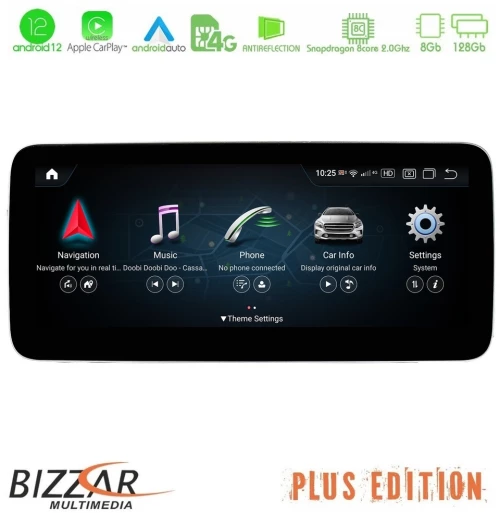 Bizzar oem Mercedes A/cla/gla Class Ntg4.5 Android13 (8+128gb) Navigation Multimedia 10,25″ Anti-Reflection u-mb-6111