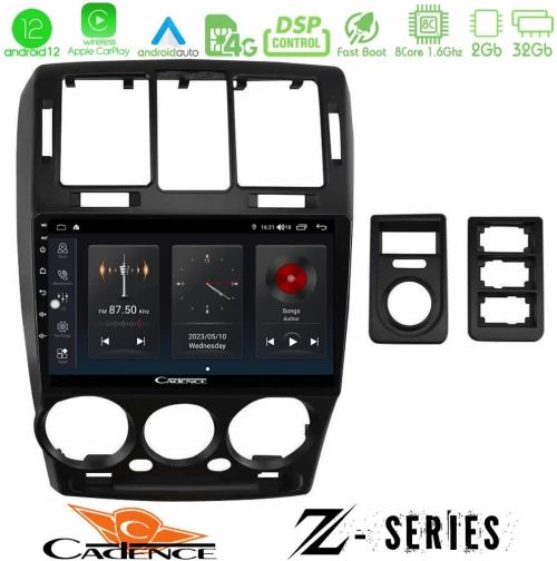 Cadence z Series Hyundai Getz 2002-2009 8core Android12 2+32gb Navigation Multimedia Tablet 9 u-z-Hy1085