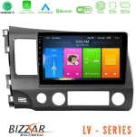 Bizzar lv Series Honda Civic 2006-2011 4core Android 13 2+32gb Navigation Multimedia Tablet 9 u-lv-Hd908