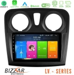 Bizzar lv Series Dacia Sandero/dokker 2014-2020 4core Android 13 2+32gb Navigation Multimedia Tablet 9 u-lv-Dc0621