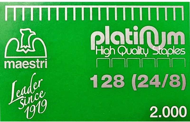 Roma Maestri Συρραπτικά Σύρματα 128 Platinum 2000τμχ (1003651) (ROM1003651)