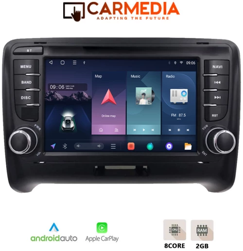 CARMEDIA CMT2087-12 OEM 7'' AUDI TT 2007-2015
