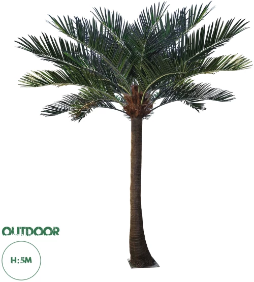 GloboStar® Artificial Garden COCONUT PALM TREE 20594 Τεχνητό Διακοσμητικό Φοινικόδεντρο Κοκοφοίνικας Υ500cm