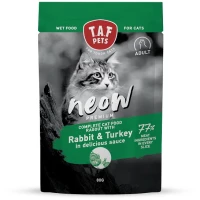 Υγρή Τροφή Γάτας Taf Neow Adult Cat Premium Wet Food Ragout Rabbit & Turkey Κουνέλι & Γαλοπούλα 24x80gr