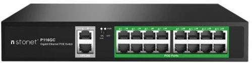 Gigabit 18port Switch PoE Stonet P116GC