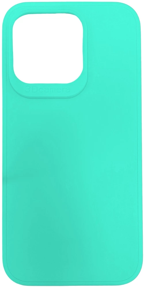 Θήκη σιλικόνης TPU Ultra Slim 0.3mm soft mat για iPhone 15 Pro - Τιρκουάζ