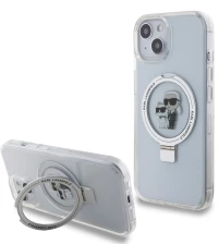 Karl Lagerfeld & Choupette Back Cover Θήκη Σκληρό Πλαστικό με Magsafe για iPhone 15 - Διάφανο