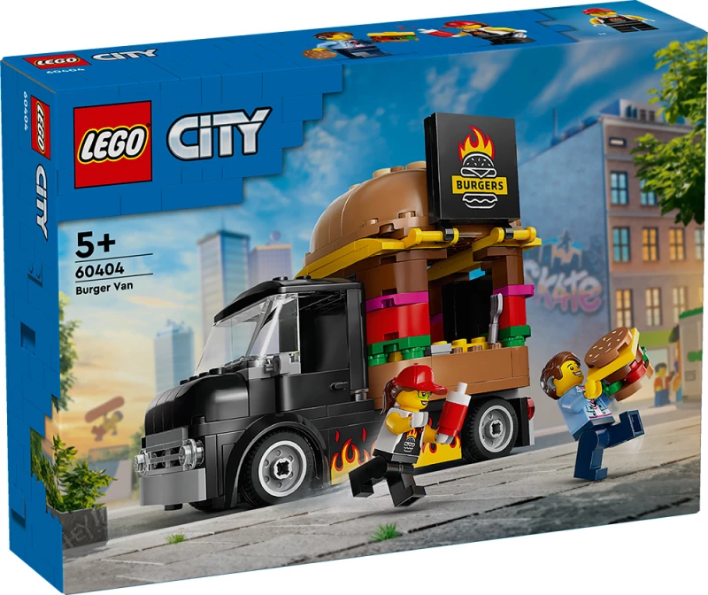 LEGO® City: Burger Truck Toy Building Set (60404)