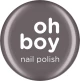 OHBOY NAIL POLISH | ΟΖΤΖ-209|ΣΚΟΥΡΟ ΑΝΟΙΚΤΟ ΣΟΚΟΛΑΤΙ ΓΚΡΙ