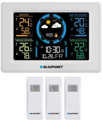 BLAUPUNKT ΜΕΤΕΩΡΟΛΟΓΙΚΟΣ ΣΤΑΘΜΟΣ 5,1" / 3 ΕΞΩΤ. ΑΙΣΘΗΤ.  ΛΕΥΚΟ WS40WH