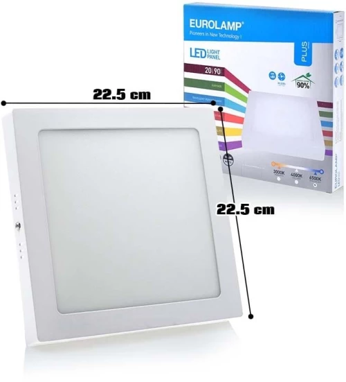 Slim Φωτιστικό Πάνελ Led Λευκό Ip20 20W 6500K