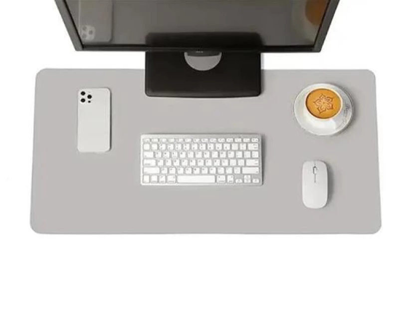 405109 Θερμαινόμενη επιφάνεια - mousepad γραφείου 60x36εκ, γκρι