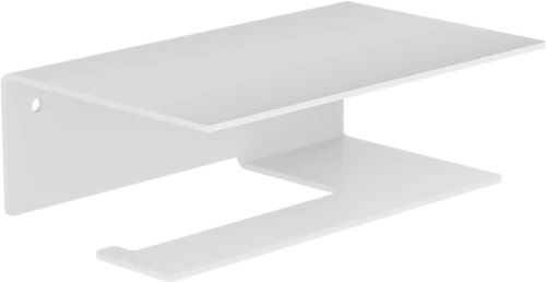 Χαρτοθήκη Επίτοιχη W180xD110xH60mm Stainless Steel White Mat Verdi Strantza 7230101