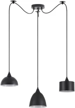 SE21-BL-B10-BL3-MS123 ADEPT FLEX Black Metal Shade Pendant+ HOMELIGHTING 77-8959