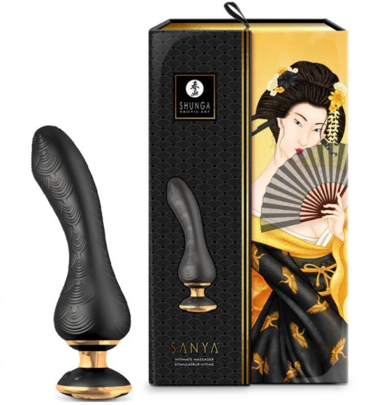 SHUNGA - SANYA INTIMATE MASSAGER BLACK