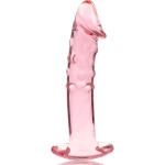 NEBULA SERIES BY IBIZA - MODEL 19 DILDO BOROSILICATE GLASS 18.5 X 4 CM PINK