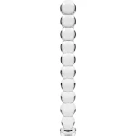 NEBULA SERIES BY IBIZA - MODEL 22 DILDO BOROSILICATE GLASS 21.5 X 2.5 CM CLEAR