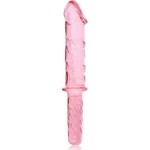 NEBULA SERIES BY IBIZA - MODEL 24 DILDO BOROSILICATE GLASS 28.5 X 5 CM PINK