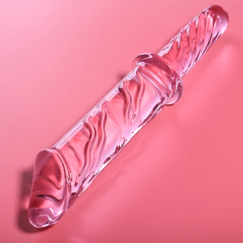 NEBULA SERIES BY IBIZA - MODEL 24 DILDO BOROSILICATE GLASS 28.5 X 5 CM PINK