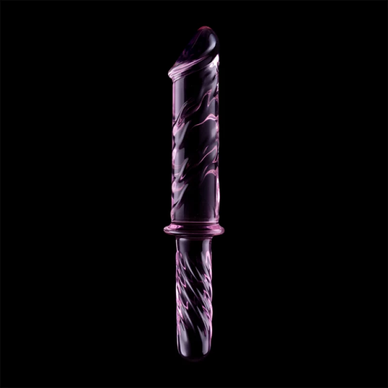 NEBULA SERIES BY IBIZA - MODEL 24 DILDO BOROSILICATE GLASS 28.5 X 5 CM PINK