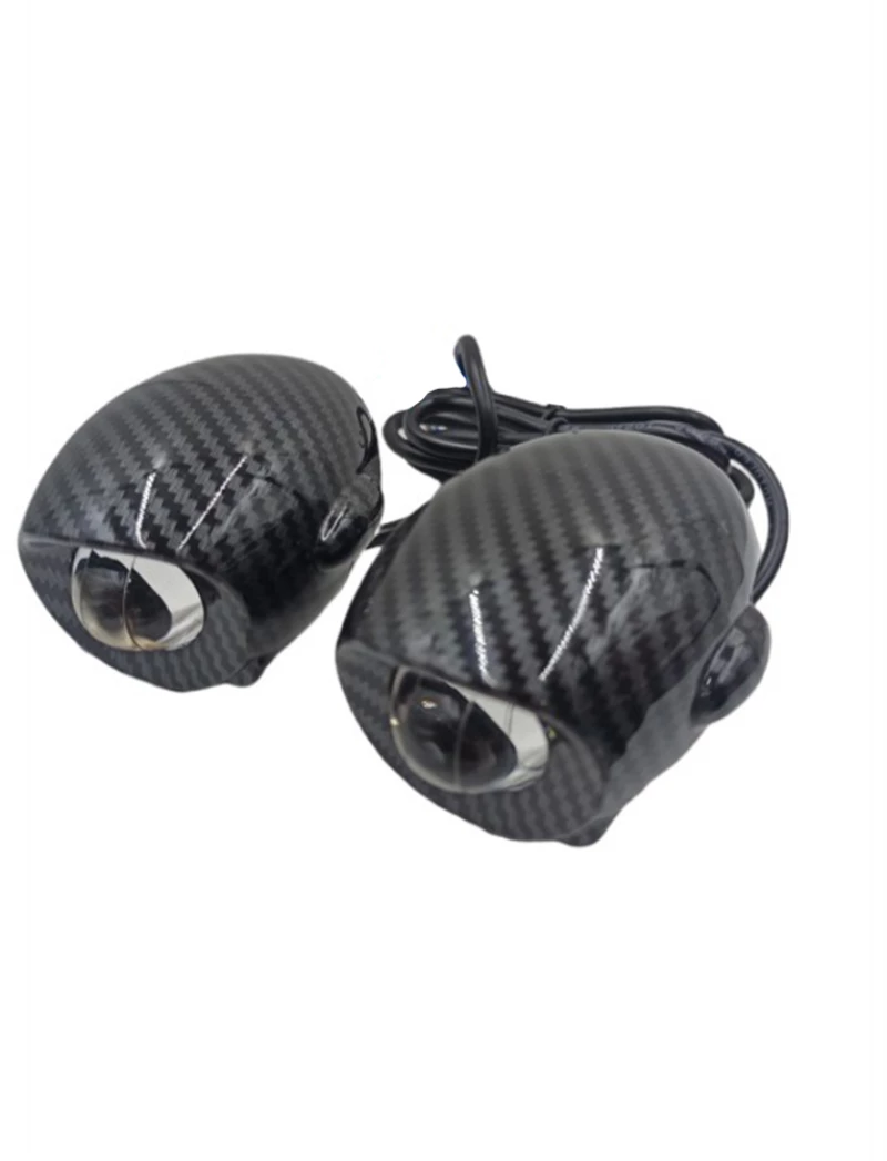 Προβολάκια Μηχανής LED 2τμχ 12v 12W Carbon X5 72527 OEM