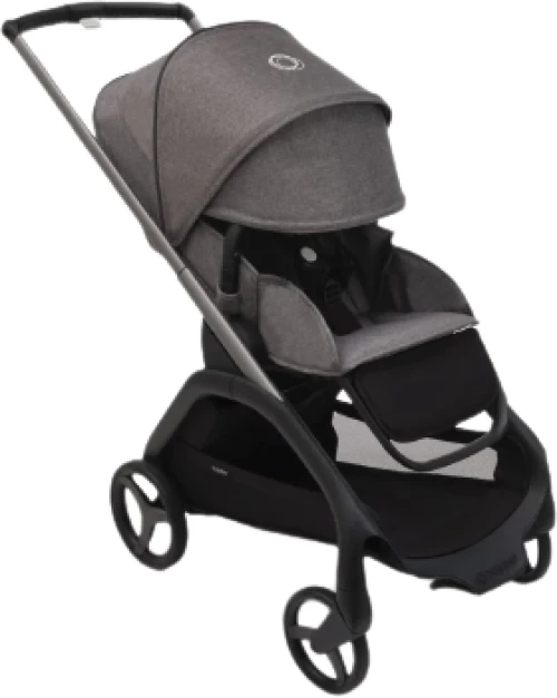 Bugaboo Καρότσι Dragonfly Complete Graphite - Grey Melange