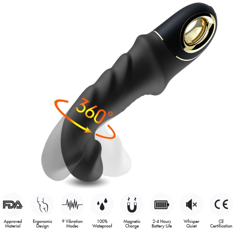 Realistic Vibrator Joyblade Black