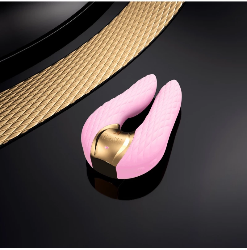 SHUNGA VIBRATOR MASSAGER AIKO USB PINK