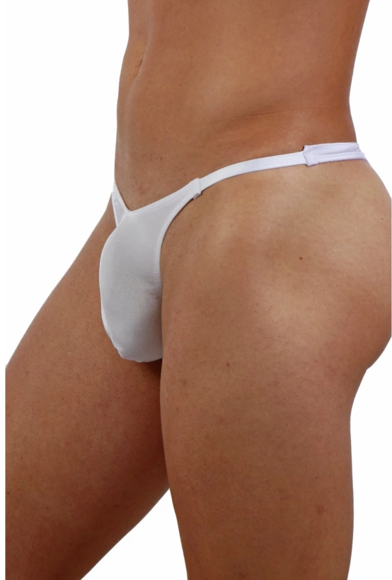 Men's Lycra Thong White