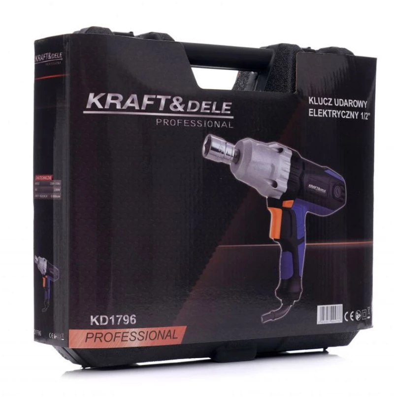 Ηλεκτρικό Μπουλονόκλειδο 1/2" 2200 W Kraft&Dele KD-1796