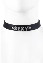 Snap necklace with SEXY rhinestones