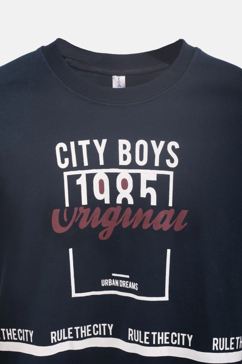 Πυτζάμα "City Boys" μπλε (Μπλε)