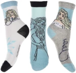 Σετ 3 ζευγάρια κάλτσες "Frozen" γαλάζιες (Γαλάζιο)