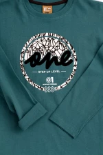 Μπλούζα "One" πετρόλ (Πετρόλ)