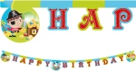 HAPPY BIRTHDAY BANNER ΜΕ ΚΟΠΤΙΚΟ PIRATES TREASURE HUNT (#88256)