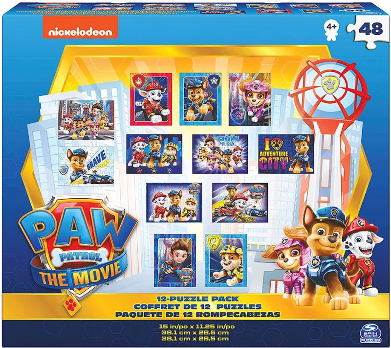 PAW PATROL Η ΤΑΙΝΙΑ ΠΑΖΛ 12 ΣΕ 1 (#6041049)