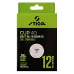 STIGA ΜΠΑΛΕΣ ΠΙΝΓΚ-ΠΟΝΓΚ CUP ABS 12-pack WHITE (#1110-2510-12)