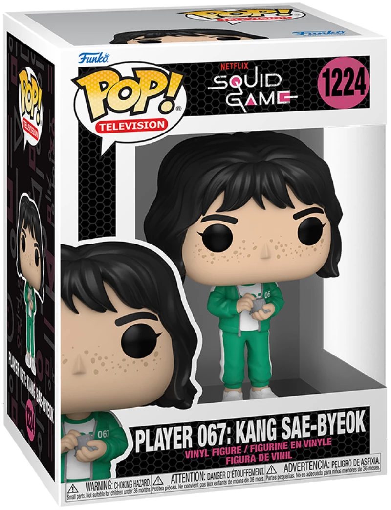 FUNKO POP! ΦΙΓΟΥΡΑ ΒΙΝΥΛΙΟΥ TELEVISION SQUID GAME PLAYER 067 KANG SAE-BYEOK 1224 (#074320)
