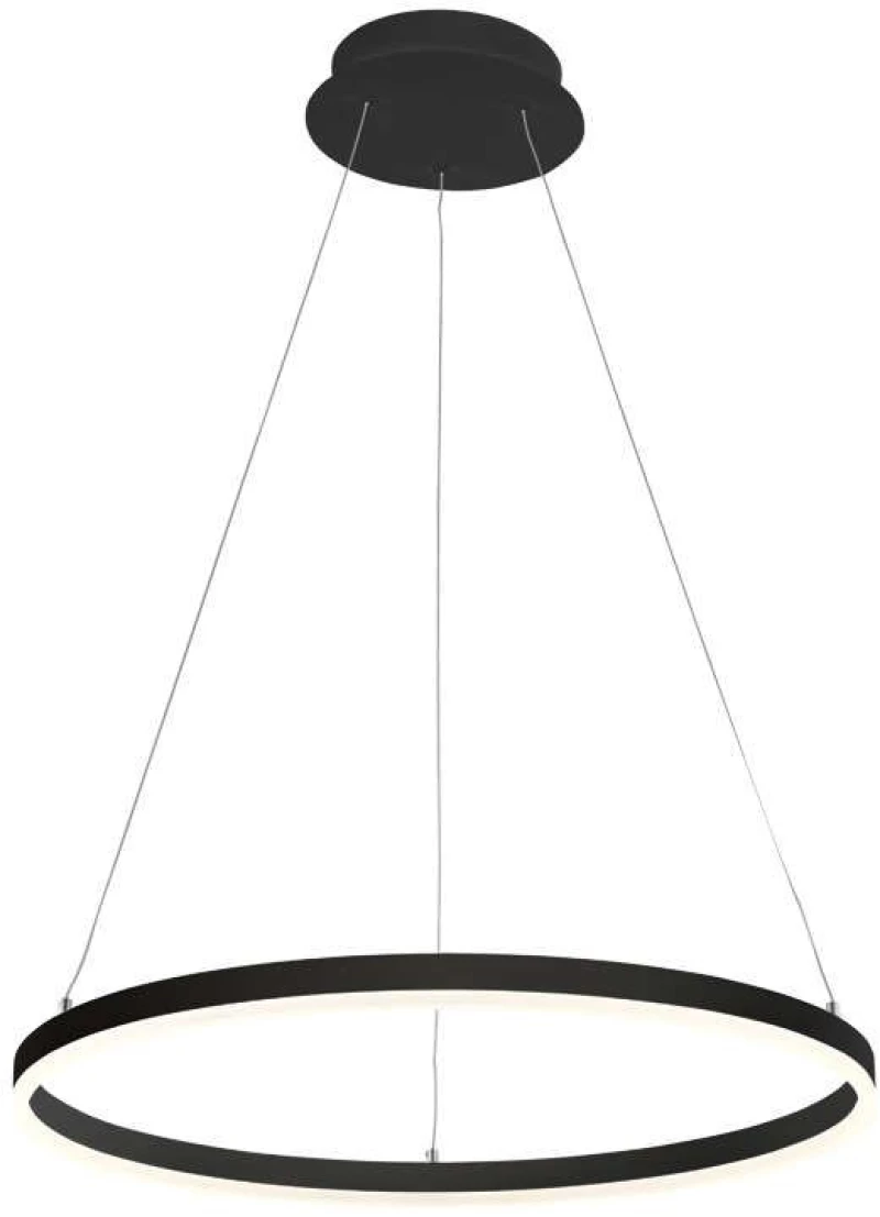 Φωτιστικό Οροφής Black VK/04251PE/B/W/40 VKLed Αλουμίνιο