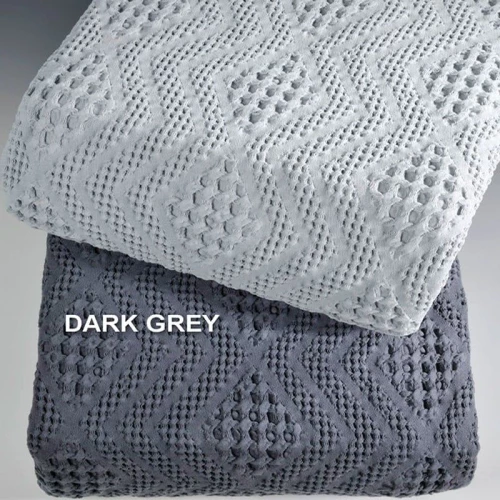 Κουβέρτα ΣΧ.871 D.Grey Down Town Μονό 170x240cm 100% Βαμβάκι