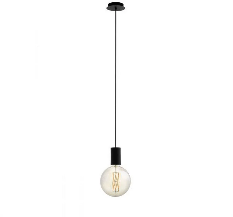 Φωτιστικό Οροφής Pozueta 98661 Black Eglo Μέταλλο