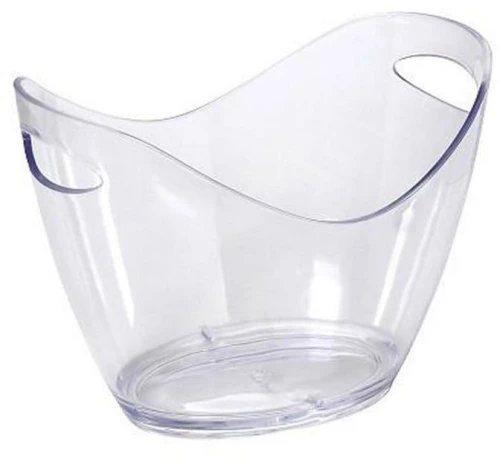 Σαμπανιέρα Οβάλ Μικρή 26.5Χ20Χ19.5cm Mpa101K10 Clear Espiel Πλαστικό