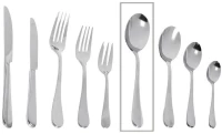 Κουτάλι Benefit Σετ 6 τμχ CUS403K12 20,5cm Silver Espiel Ανοξείδωτο Ατσάλι