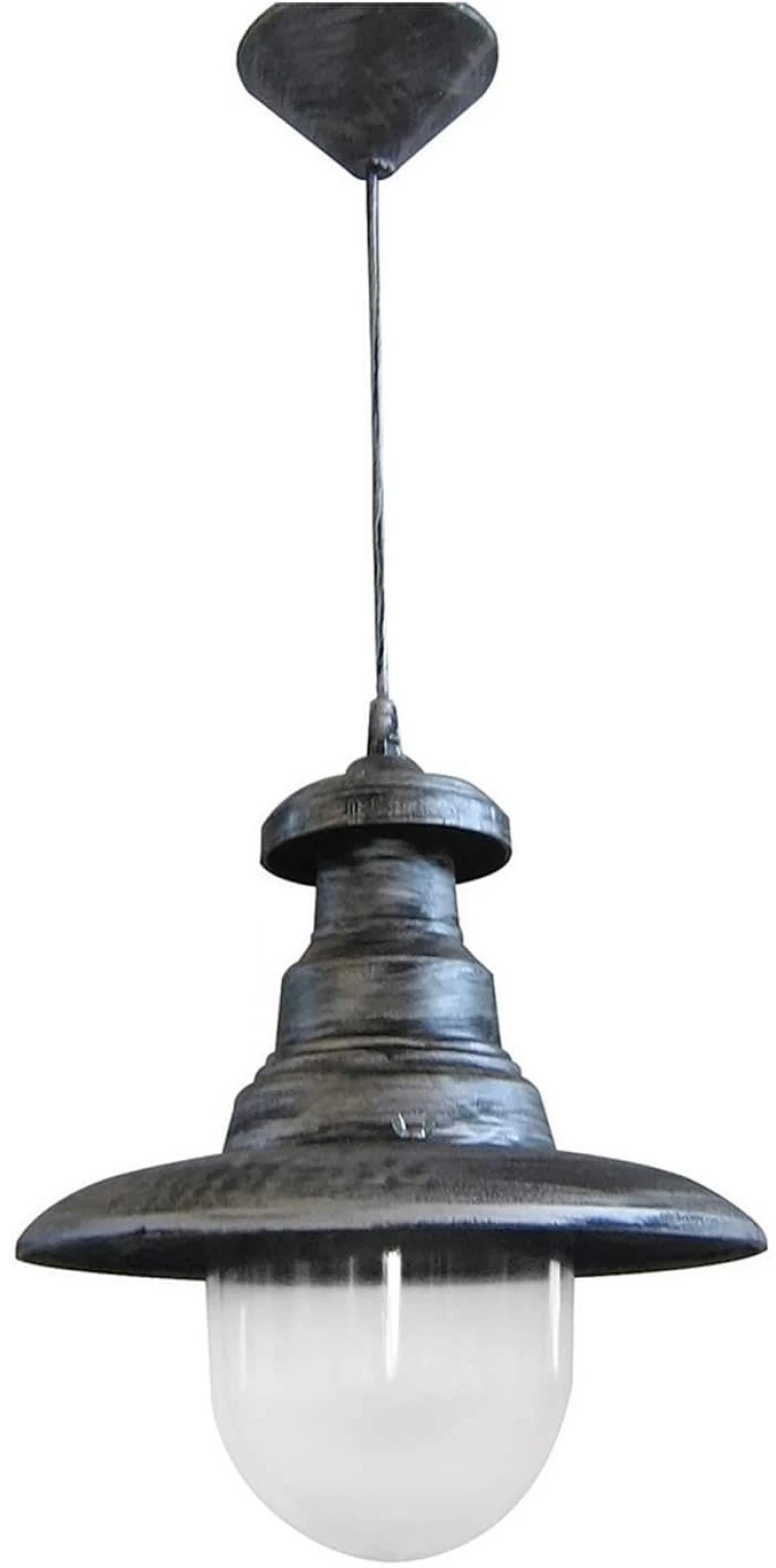 Φωτιστικό Οροφής Μονόφωτο FLP-100K 26-0028 Silver PVC