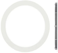 Panel Led Χωνευτό VK/04048/W/W Φ15x1,5cm Led 540Lm 9w 3000K White VKLed Στρόγγυλο