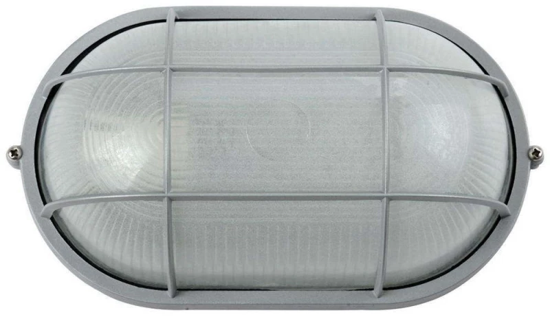 Φωτιστικό Τοίχου VK/01002/G 28,3x14x16,2cm E27 60W IP44 Grey VKLed