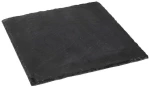Πλατώ Σερβιρίσματος FAV110 30x30x0,5cm Black Espiel Πέτρα